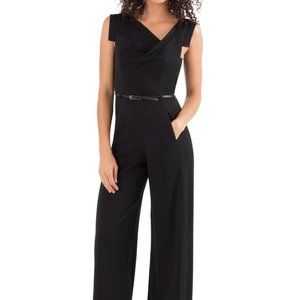 Black Halo Jackie O Black Jumpsuit 4,12